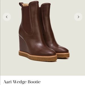 Veronica Beard Aari Wedge leather Bootie